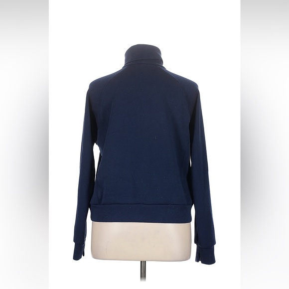 Spanx Air Essentials Navy Quarter Zip XL - Picture 2 of 3